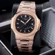 Best Clone Patek Philippe Nautilus Frosted Rose Gold Watches 40mm (2)_th.jpg